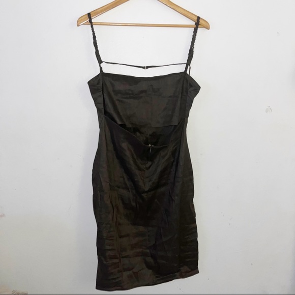 NWT J.Crew Collection side-ruched dress in stretch linen-viscose Sz 12 - Picture 9 of 10